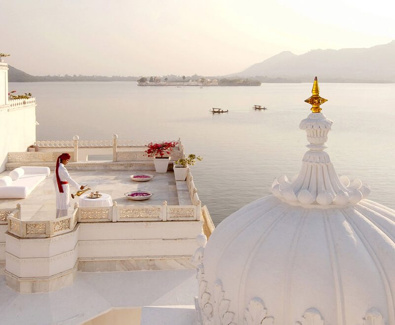 Photo of a white marble palace in Rajasthan by Colorful Destinations India