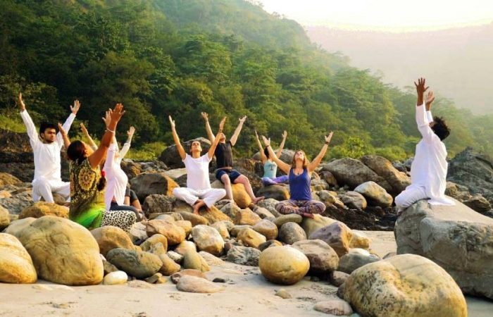 Himalayas tour packages image of yoga task travel