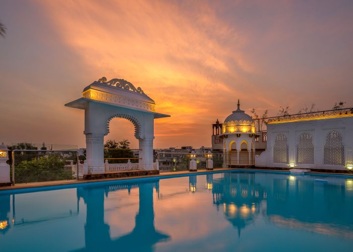 Colorful Destinations India Roof top Swiming Pool Best 3 star hotels in Jaipur