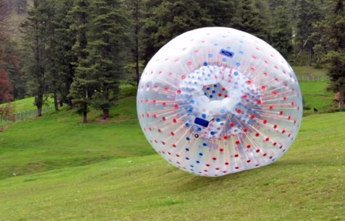 Zorbing in manali