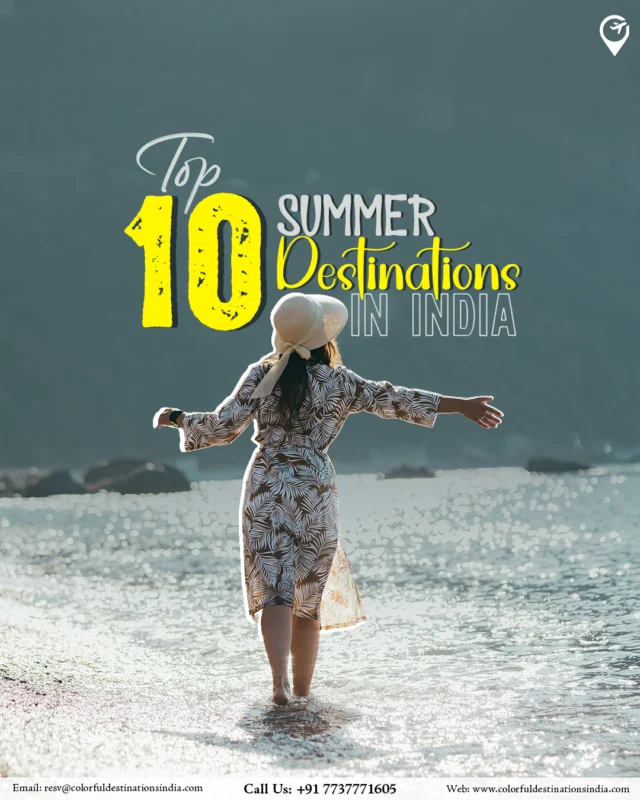 Top 10 Summer Destinations in India
Escape the scorching heat and unwind in these refreshing retreats! From mountains to forests and peaceful valleys — your perfect summer getaway awaits. 🏞️

🌄 Manali, Himachal Pradesh – Snowy peaks and thrilling adventures in the heart of Himachal.
🏞️ Leh-Ladakh, UT of Ladakh – Barren beauty, high passes, and spiritual calm.
🌿 Munnar, Kerala – Misty hills and lush green tea estates await you.
🌸 Shimla, Himachal Pradesh – A colonial hill charm wrapped in cool mountain breeze.
🏔️ Nainital, Uttarakhand – Serene lakes, forested hills, and pleasant weather.
⛰️ Auli, Uttarakhand – Snowy slopes and stunning Himalayan views.
🌳 Mount Abu, Rajasthan – Rajasthan’s only hill station with cool breeze and greenery.
🌸 Pahalgam, Kashmir – Pine forests, river valleys, and pure tranquility.
🛕 Chitrakoot, Uttar Pradesh – A divine getaway blessed with nature and spirituality.
🌊 Thekkady, Kerala – Wildlife, spice plantations, and peaceful boat rides.

📩 DM for Enquiry & Booking
📞 Call: +91 77377 71605
✉️ Email: resv@colorfuldestinationsindia.com
🌐 Web: www.colorfuldestinationsindia.com
📸 Follow us: @colorfuldestinationsindia

#SummerDestinations #TravelIndia #ColorfulDestinationsIndia #ExploreMountains #HillStations #IndiaTravelDiaries
#WanderlustIndia #IncredibleIndia #NatureLovers #TravelReel #VacationMode #MountainVibes #TravelWithUs
#ExploreUttarakhand #ExploreHimachal #VisitLadakh #KeralaTourism #RajasthanDiaries #UttarPradeshTourism
#BackpackIndia #IndianTravelBlogger #TourPackagesIndia #AdventureSeekers #EscapeTheOrdinary